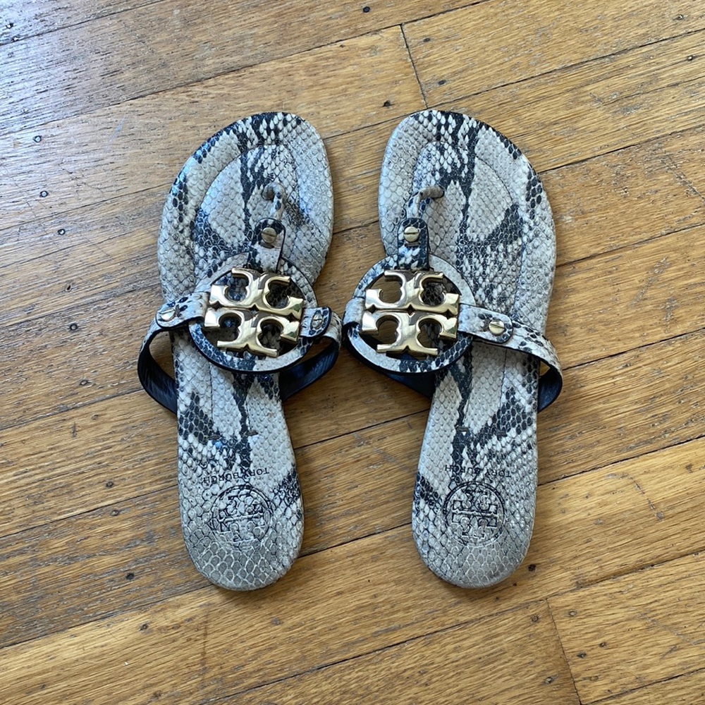 Tory Burch Snakeskin Sandal